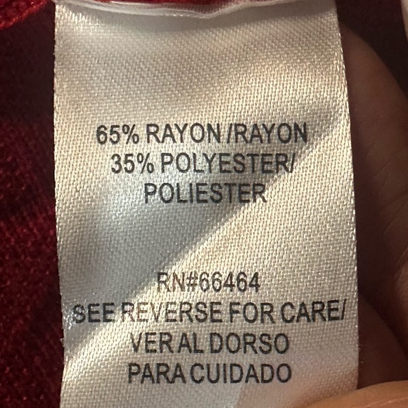 NWOT SIZE L Sandra Darren Scarlet Midi Dress - Picture 6 of 6